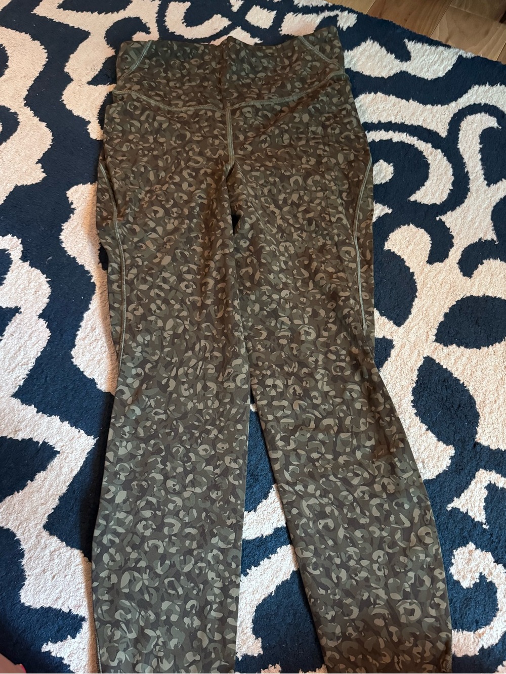 lululemon athletica Green Camo Leggings